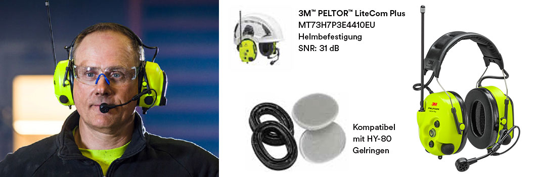 Funkkommunikation mit 3M™ PELTOR™ LiteCom Plus Funkkommunikation mit 3M™ PELTOR™ LiteCom Plus