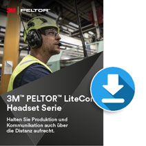 3M Broschüre: 3M™ PELTOR™ LiteCom 3M Broschüre: 3M™ PELTOR™ LiteCom