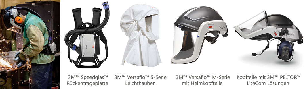 Zubehör für Gebläse-Atemschutzsysteme von 3M Zubehör für Gebläse-Atemschutzsysteme von 3M