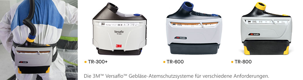 Die Gebläse-Atemschutzsysteme von 3M Die Gebläse-Atemschutzsysteme von 3M
