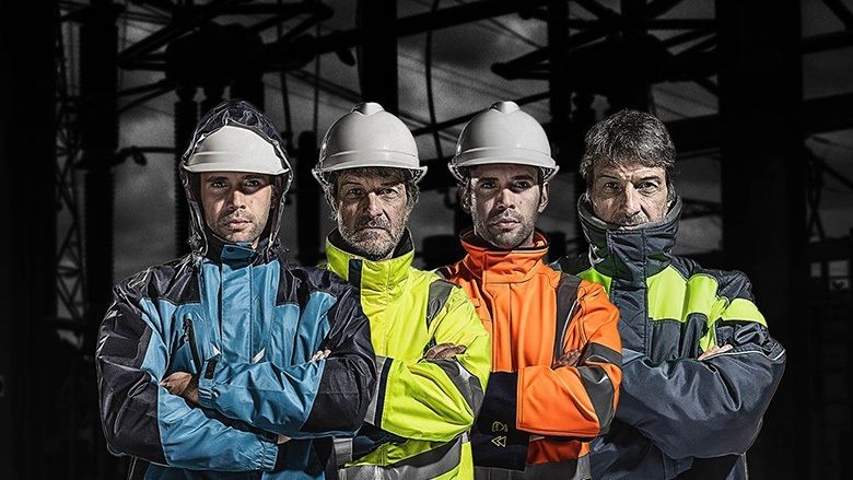 Vsafety Gebotszeichen „Schutzbekleidung Benutzen“ – 400x300 Mm, Blau/weiß, Kunststoff, EN ISO 7010